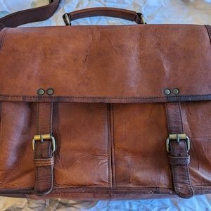 Genuine Leather Messenger Bag